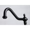 Kingston Brass KB1790PLBS 8" Widespread Kitchen Faucet W/ Brass Sprayer, Matte Black KB1790PLBS - alternate 5